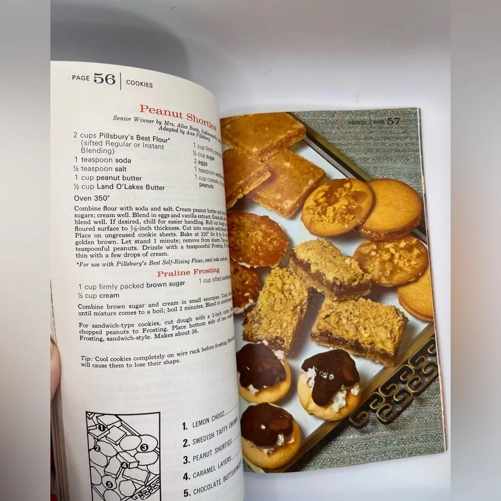 100 New Bake Off‎ Recipes Vintage Grand National Pillsbury 1965 USA Winners